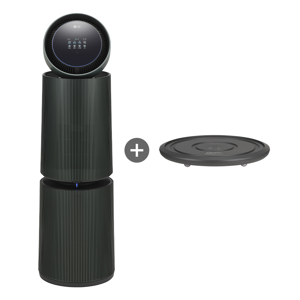 LG 퓨리케어 AI 오브제컬렉션 360˚ 공기청정기 M7 + 무빙휠 세트